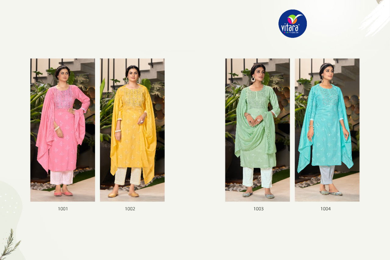 Vitara Celebration Heavy Rayon Fancy Festive Wear Ready Made Collection